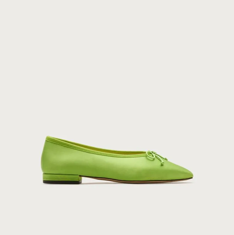 Sophie ballet flats in satin