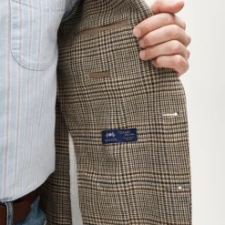 Sportcoat in English cotton-linen blend