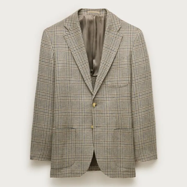Sportcoat in English cotton-linen blend