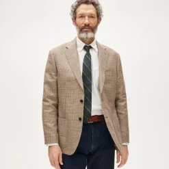 Sportcoat in English linen-wool blend