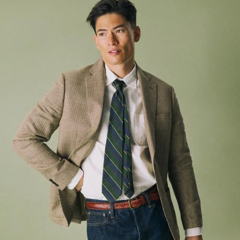 Sportcoat in English linen-wool blend