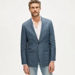 Sportcoat in English linen-wool blend
