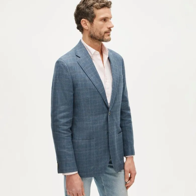 Sportcoat in English linen-wool blend