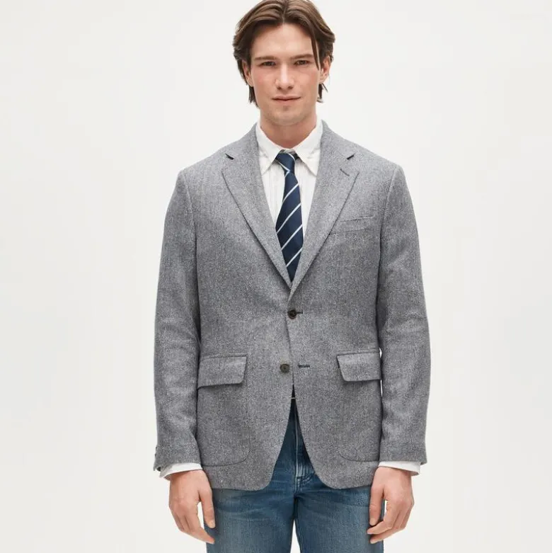 Sportcoat in Irish silk-cotton blend