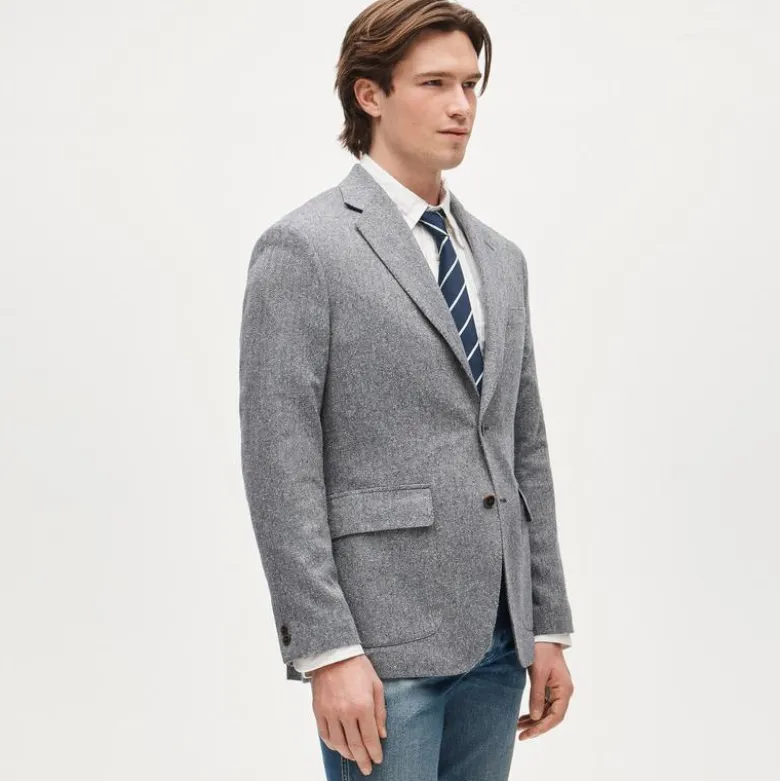 Sportcoat in Irish silk-cotton blend