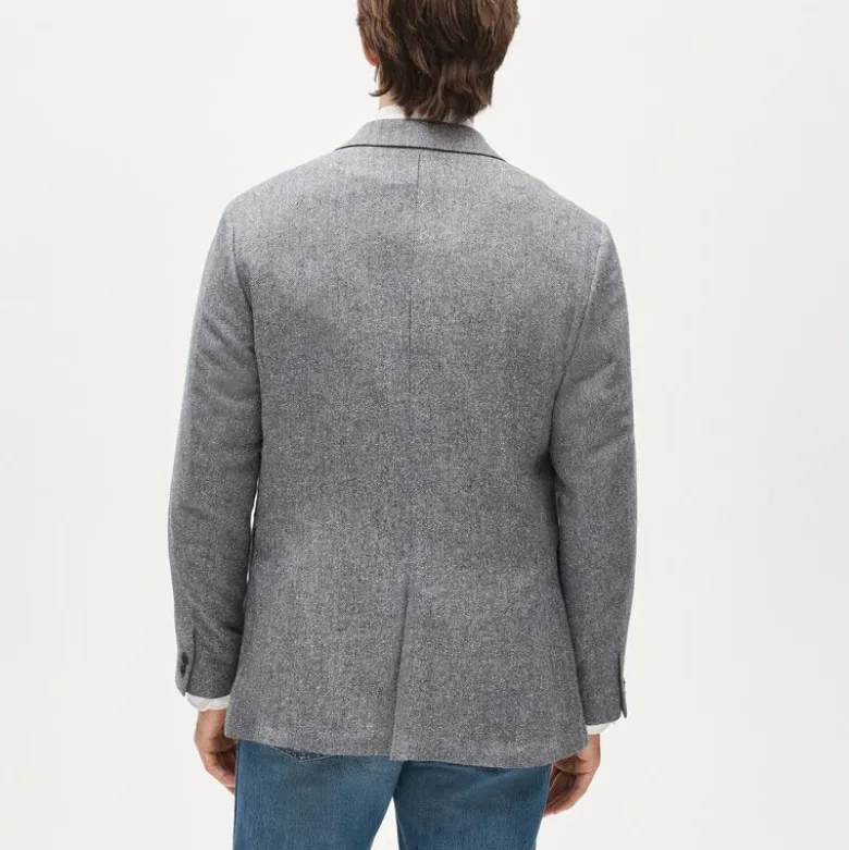 Sportcoat in Irish silk-cotton blend