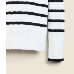 State of Cotton NYC Addison striped crewneck sweater