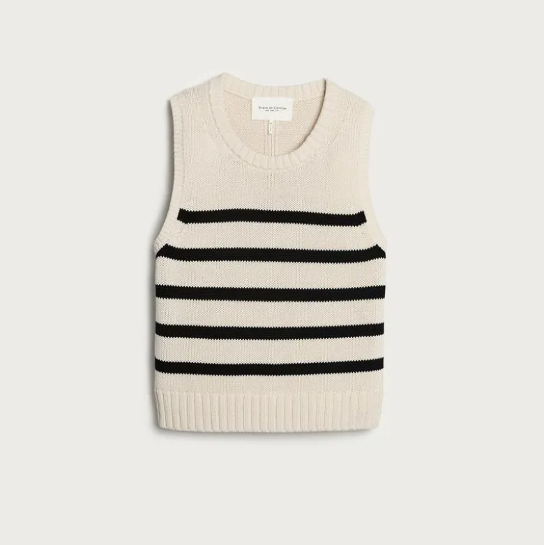 State of Cotton NYC Hayden striped crewneck sweater