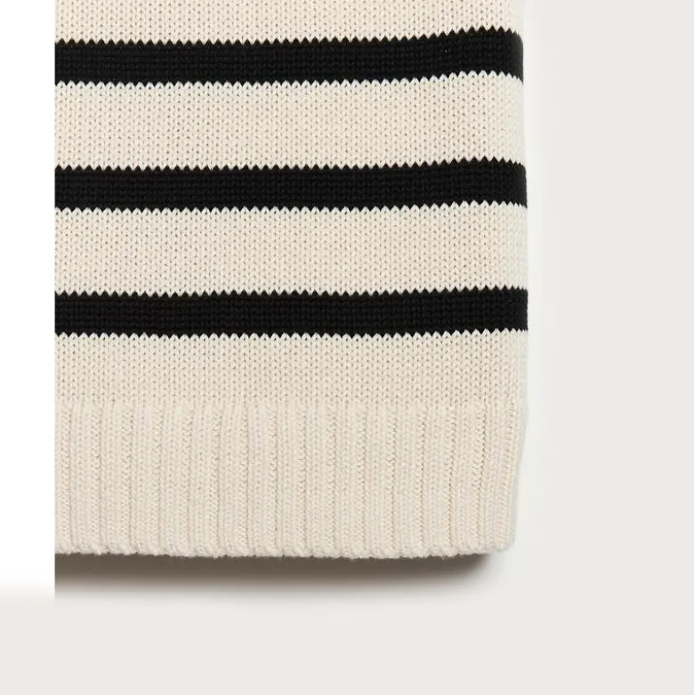 State of Cotton NYC Hayden striped crewneck sweater