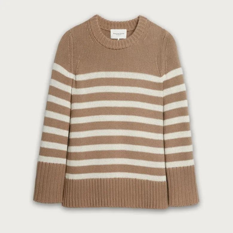 State of Cotton NYC Kittery sweater in stripe
