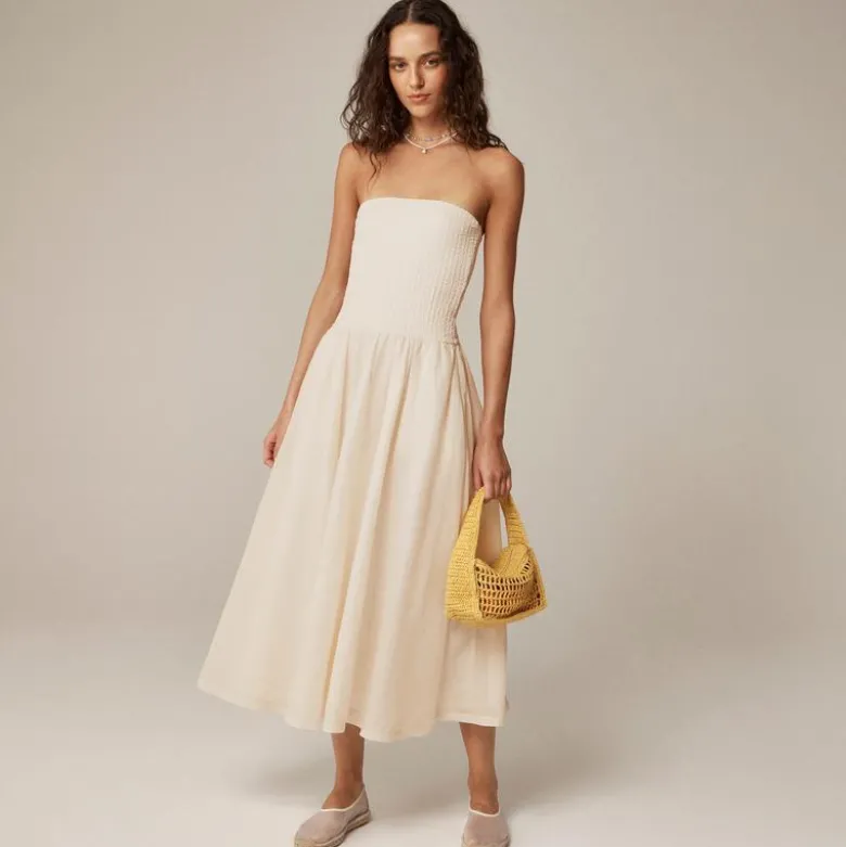 Strapless mixy dress