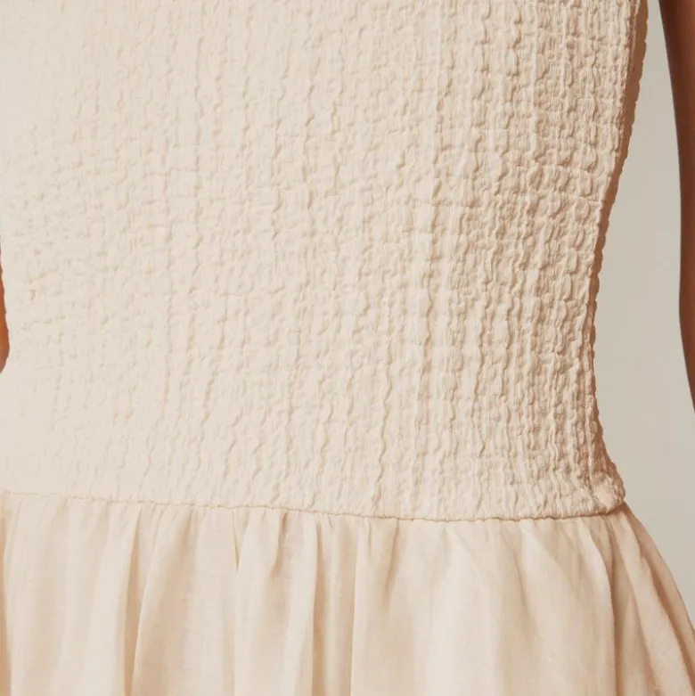 Strapless mixy dress