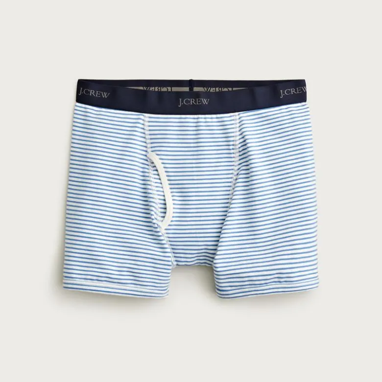 Stretch 4" boxer briefs in stripe
