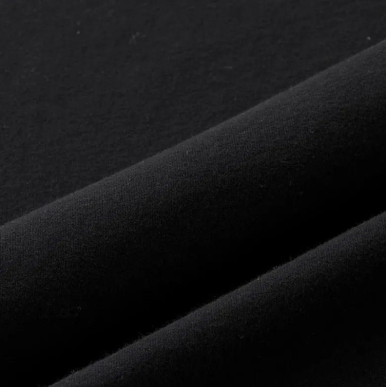 Sueded cotton polo shirt