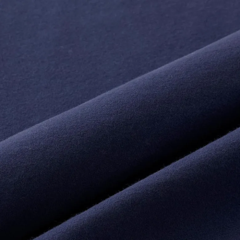 Sueded cotton polo shirt