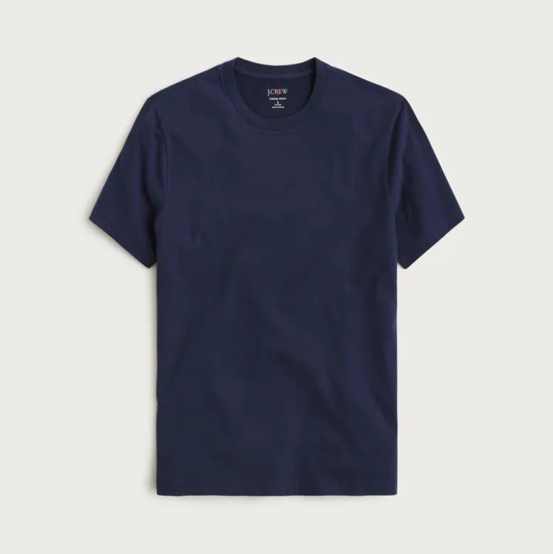 Sueded cotton T-shirt
