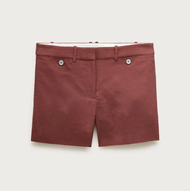 Suit short in Gramercy linen blend