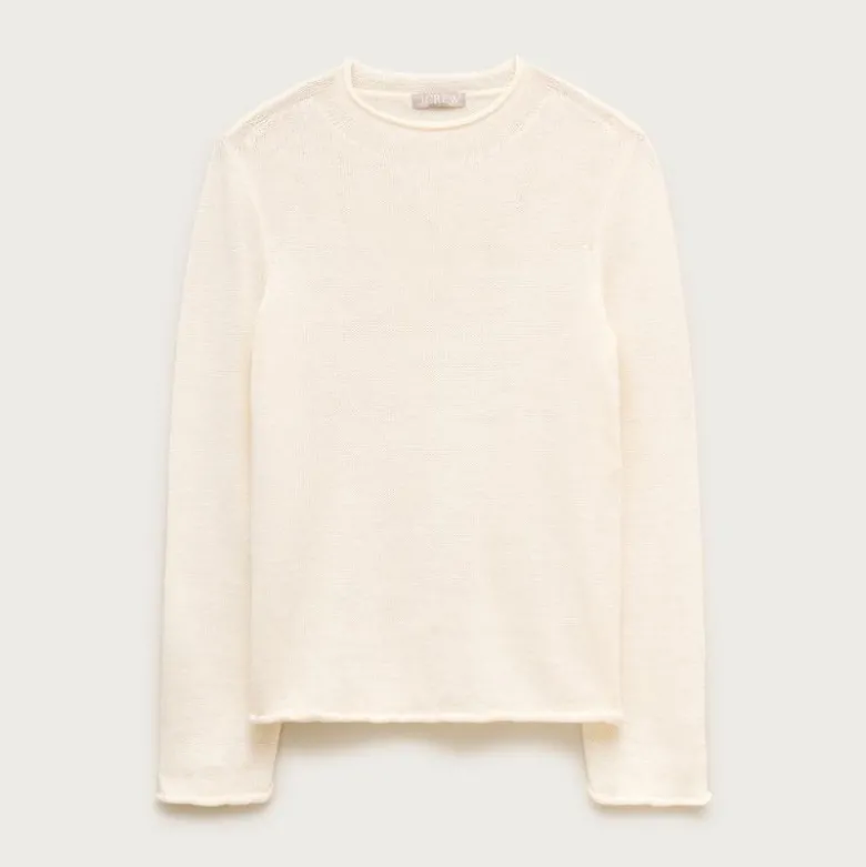 Summer Rollneck™ sweater in linen blend