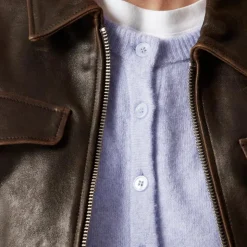 Supersoft bubble-hem cardigan