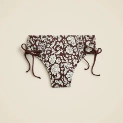 SZ Blockprints™ X J.Crew Hallie ruched bikini bottom with side ties