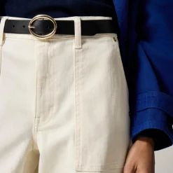 Tall camp-pocket wide-leg jean