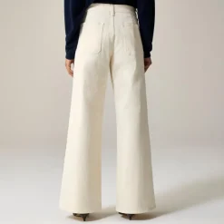 Tall camp-pocket wide-leg jean