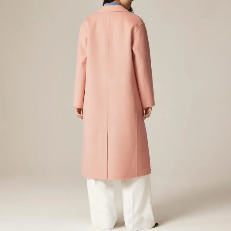 Tall Chiara topcoat in Italian double face