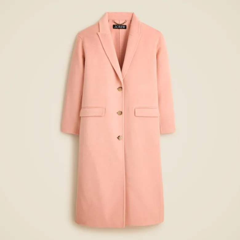 Tall Chiara topcoat in Italian double face