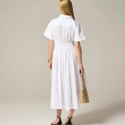 Tall Elena shirt-dress in cotton poplin