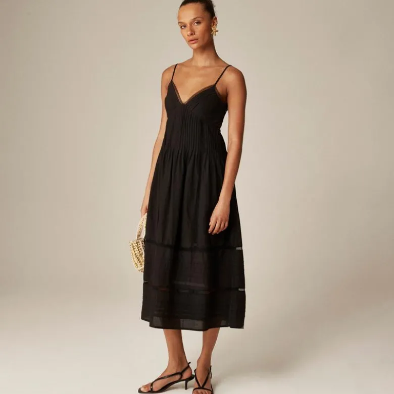 Tall Milano dress in cotton voile