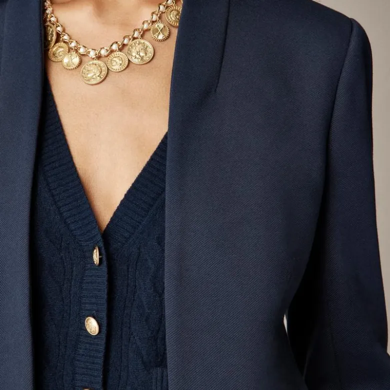 Tall new Going-out blazer in stretch twill