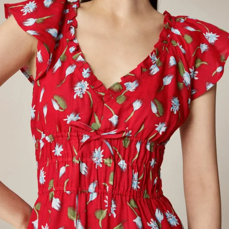 Tall Palermo dress in ramie