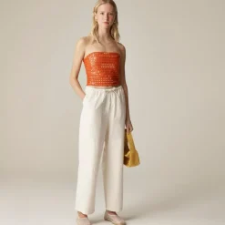 Tall relaxed utility pant in cotton blend