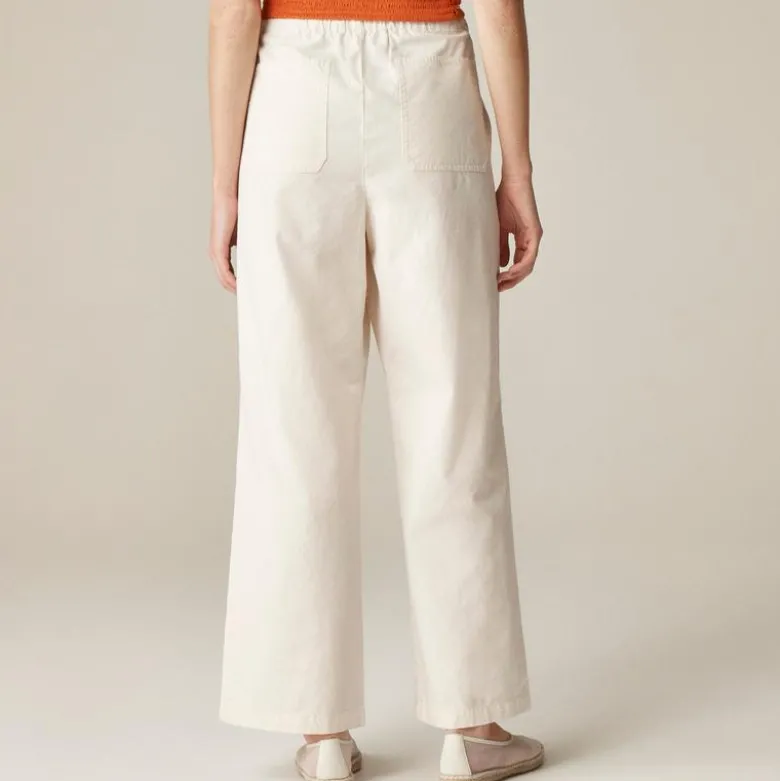 Tall relaxed utility pant in cotton blend