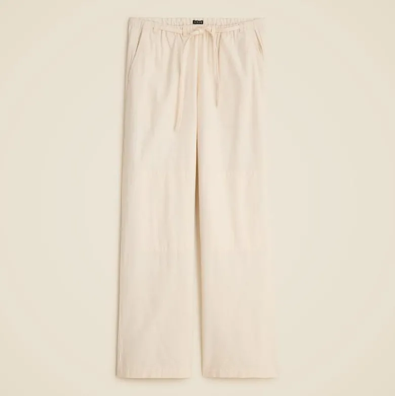 Tall relaxed utility pant in cotton blend