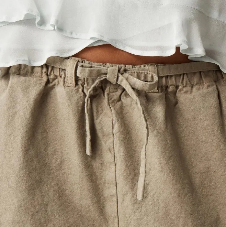 Tall relaxed utility pant in cotton blend