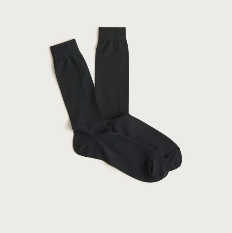Textured jacquard dress socks