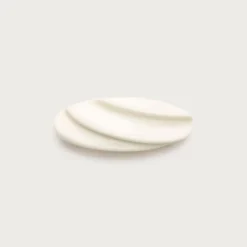 Textured oval hair clip