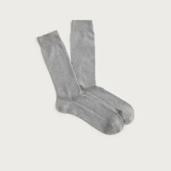 Texture-stripe socks
