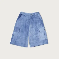 The Sunday Collective kids' Brooklyn cargo short in denim