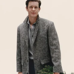 Topcoat in Irish wool