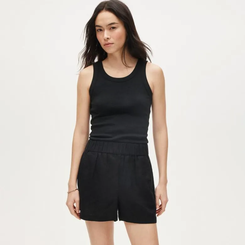 Tropez short in linen
