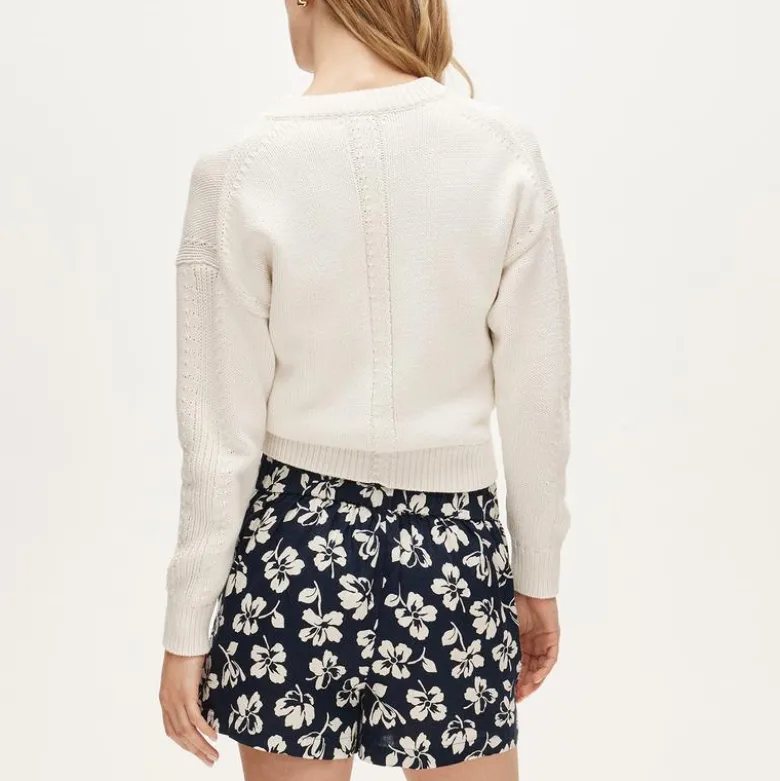 Tropez short in linen floral