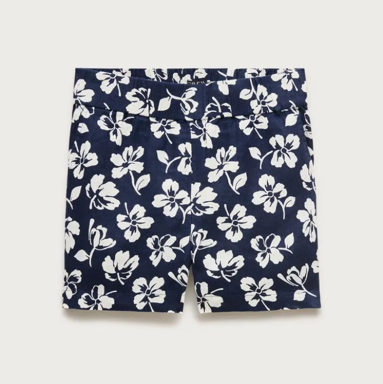 Tropez short in linen floral