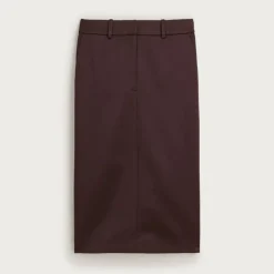 Trouser pencil skirt in duchesse satin