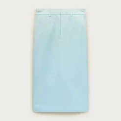 Trouser pencil skirt in duchesse satin