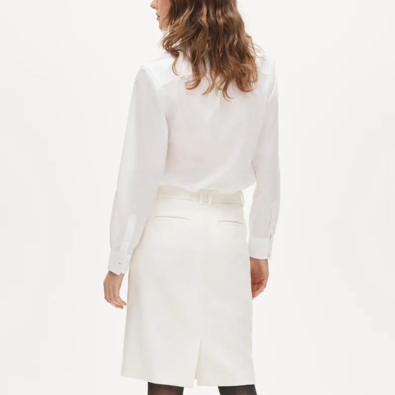 Trouser pencil skirt in four-season stretch