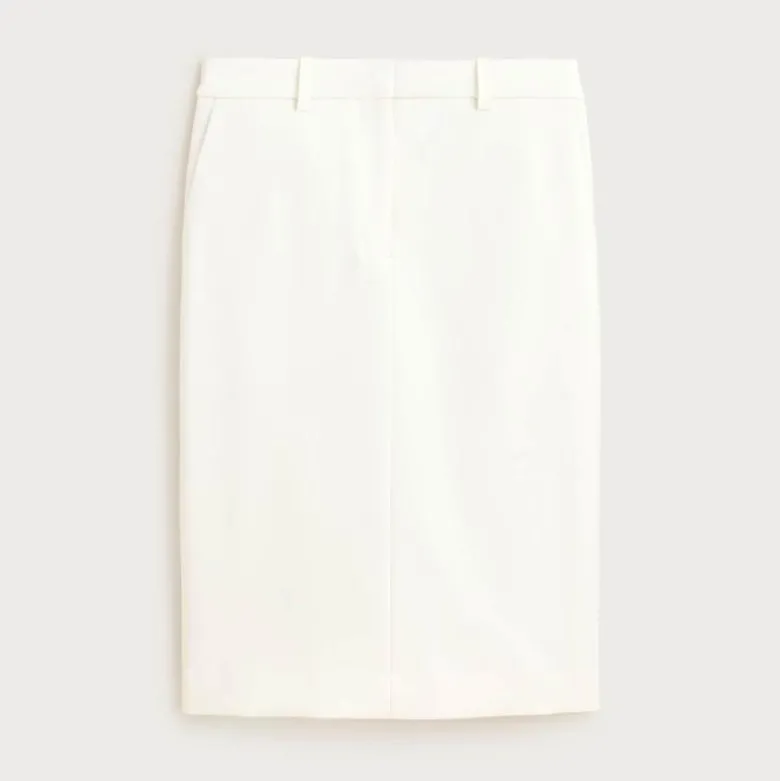 Trouser pencil skirt in four-season stretch