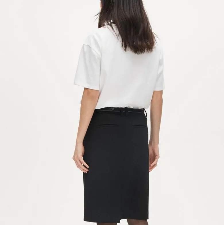 Trouser pencil skirt in four-season stretch