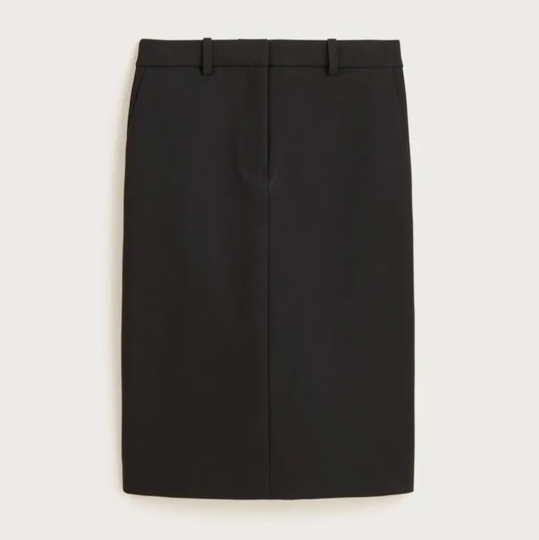 Trouser pencil skirt in four-season stretch